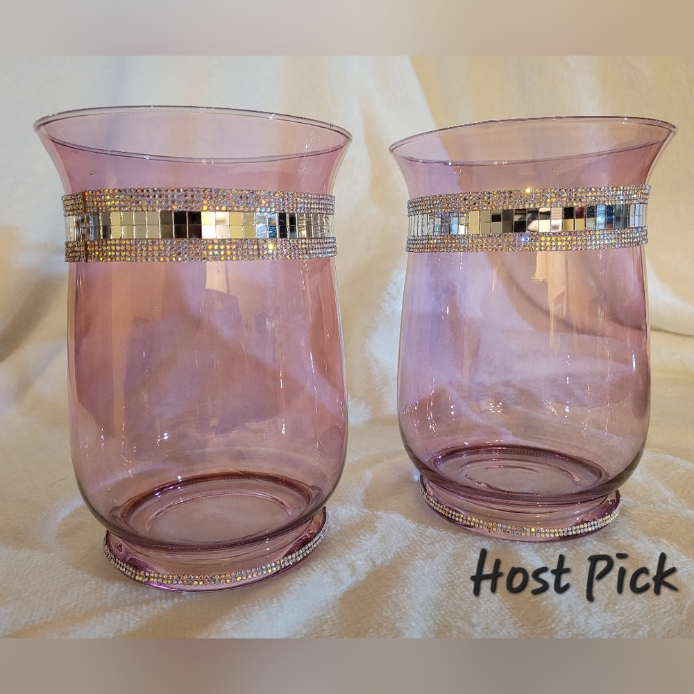 Rose Tinted Urn Vases ***HOST PICK***